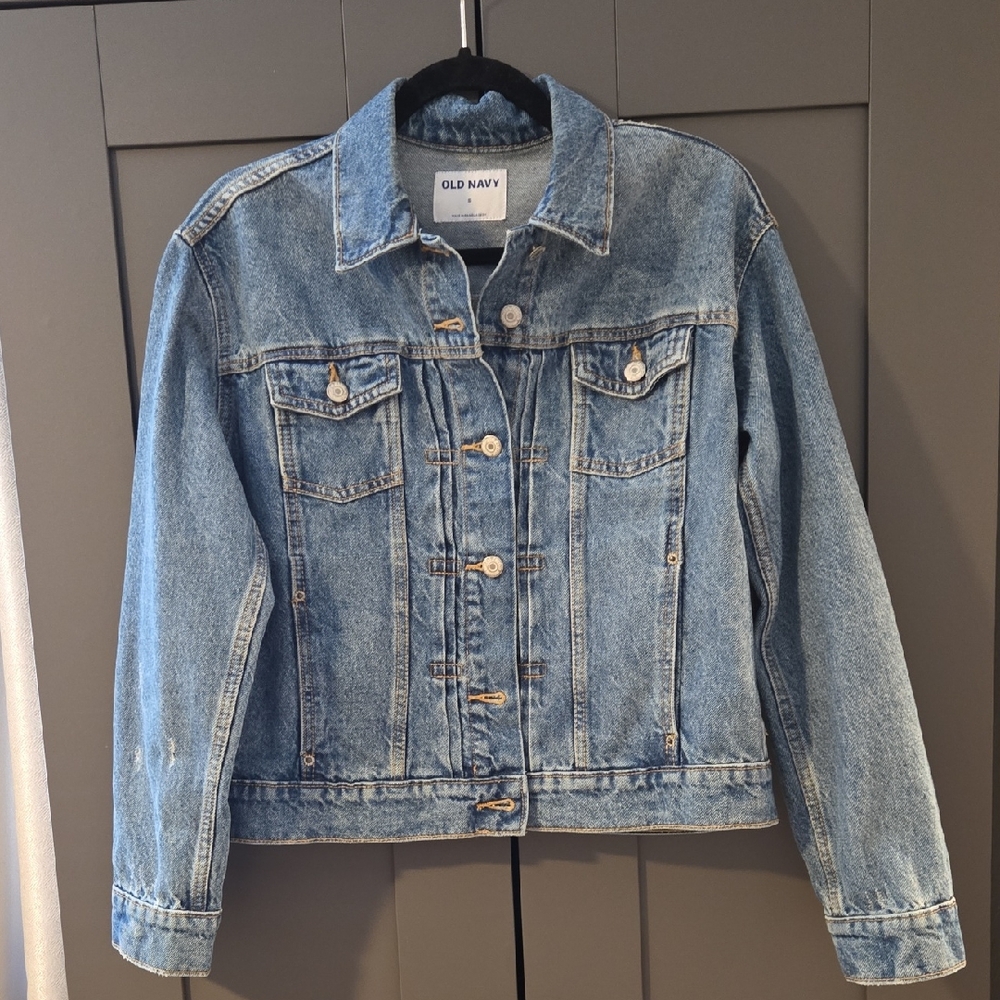 Old Navy Women's Light Blue Jean Jacket